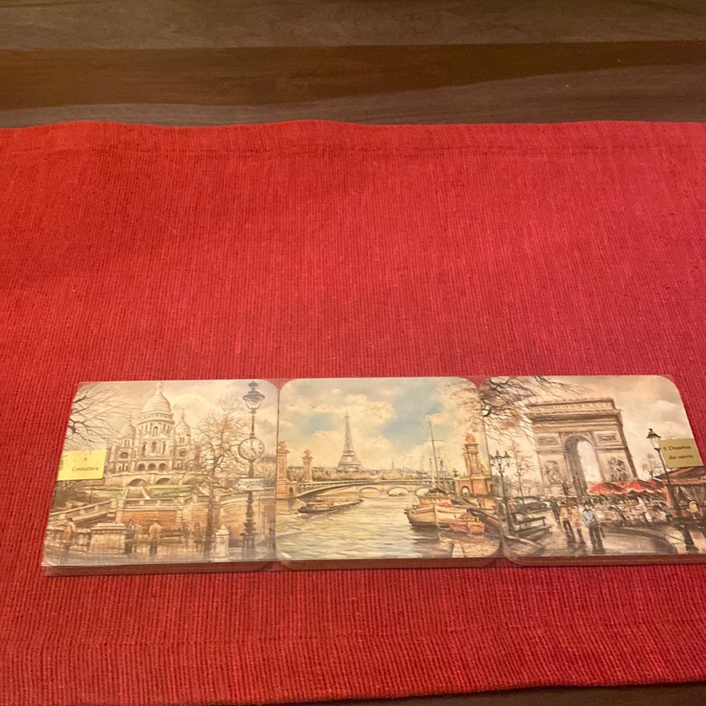 Set of 6 coasters